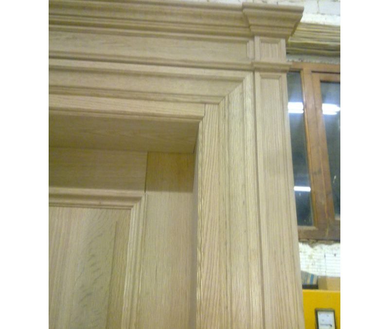 Δίφυλλη πόρτα σε ξυλεία δρυς